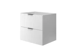 Furnidea Meuble suspendu sous lavabo FLOW blanc 60 cm