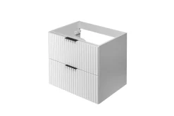 Furnidea Meuble suspendu sous lavabo FLOW blanc 60 cm
