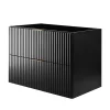 Furnidea Meuble suspendu sous lavabo FLOW noir 80 cm* Meuble Sous Lavabo