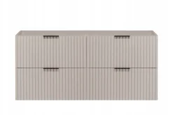 Furnidea Meuble suspendu sous lavabo FLOW cachemire 120 cm