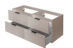 Furnidea Meuble suspendu sous lavabo FLOW cachemire 120 cm