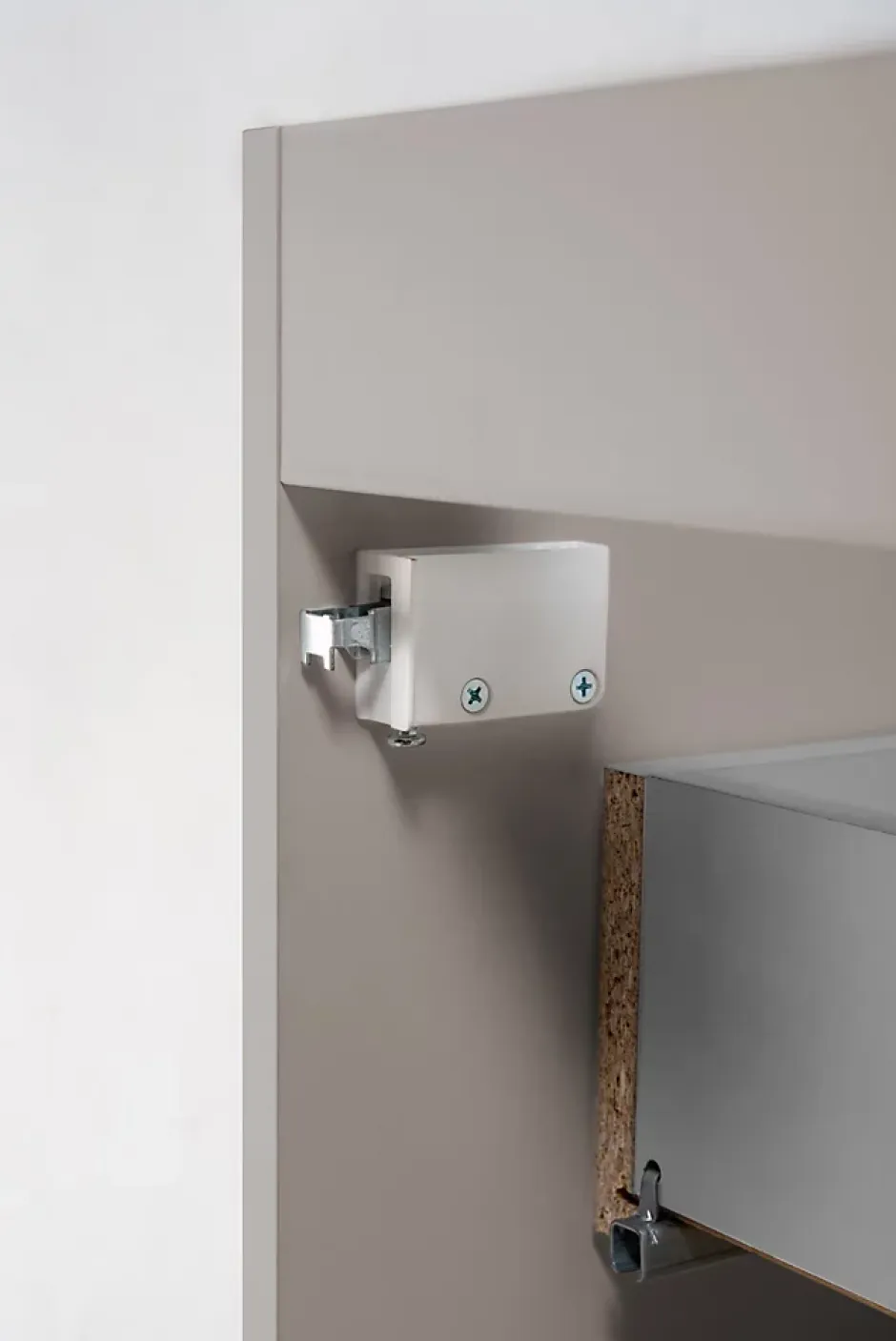Furnidea Meuble suspendu sous lavabo FLOW cachemire 120 cm