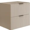 Furnidea Meuble suspendu sous lavabo FLOW cachemire 60 cm
