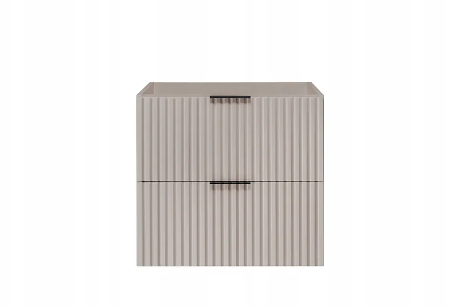 Furnidea Meuble suspendu sous lavabo FLOW cachemire 60 cm