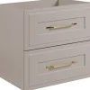 Furnidea Meuble suspendu sous lavabo CLASSIC cachemire 60 cm* Meuble Sous Lavabo