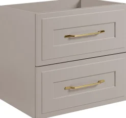 Furnidea Meuble suspendu sous lavabo CLASSIC cachemire 60 cm* Meuble Sous Lavabo