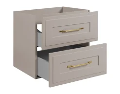Furnidea Meuble suspendu sous lavabo CLASSIC cachemire 60 cm* Meuble Sous Lavabo