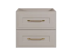 Furnidea Meuble suspendu sous lavabo CLASSIC cachemire 60 cm* Meuble Sous Lavabo