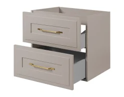 Furnidea Meuble suspendu sous lavabo CLASSIC cachemire 60 cm* Meuble Sous Lavabo