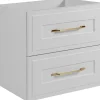 Furnidea Meuble suspendu sous lavabo CLASSIC blanc 60 cm