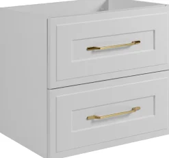 Furnidea Meuble suspendu sous lavabo CLASSIC blanc 60 cm