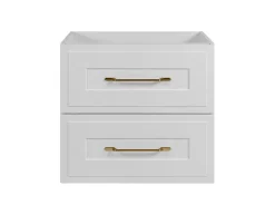 Furnidea Meuble suspendu sous lavabo CLASSIC blanc 60 cm