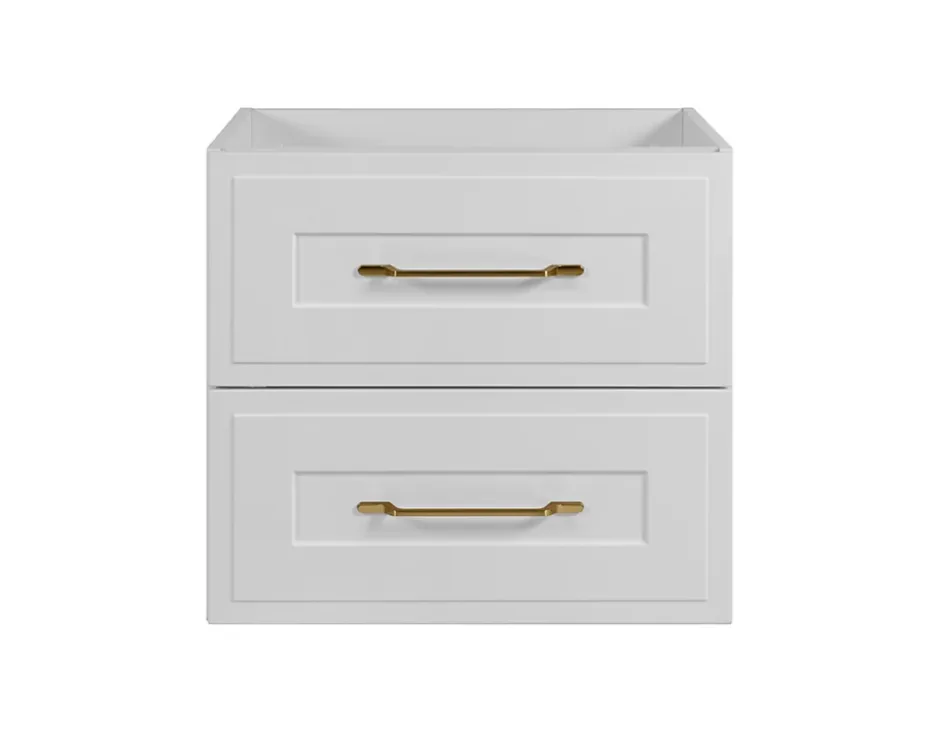 Furnidea Meuble suspendu sous lavabo CLASSIC blanc 60 cm