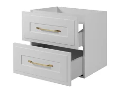 Furnidea Meuble suspendu sous lavabo CLASSIC blanc 60 cm