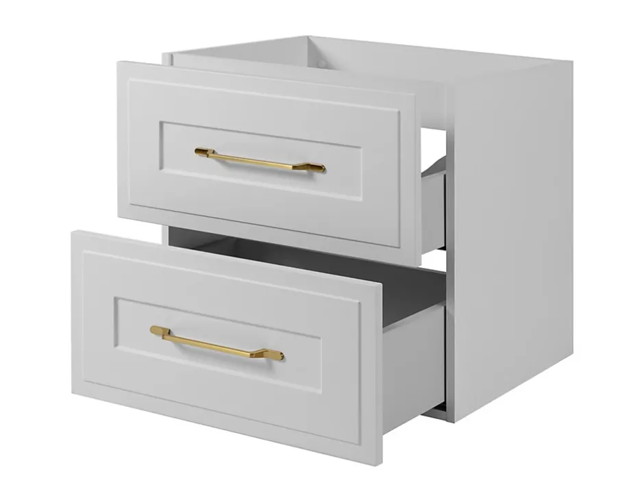 Furnidea Meuble suspendu sous lavabo CLASSIC blanc 60 cm