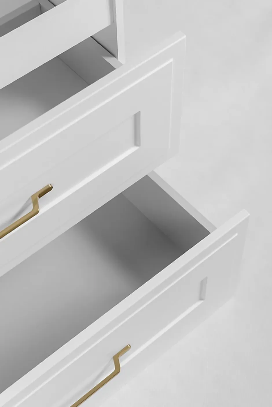 Furnidea Meuble suspendu sous lavabo CLASSIC blanc 60 cm