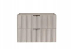 Furnidea Meuble suspendu sous lavabo FLOW cachemire 80 cm