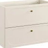 Furnidea Meuble suspendu sous lavabo DONNA SAND beige 80 cm* Meuble Sous Lavabo