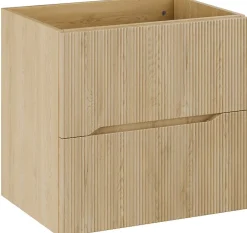 Furnidea Meuble suspendu sous lavabo NORDIC chêne cremona 60 cm