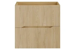 Furnidea Meuble suspendu sous lavabo NORDIC chêne cremona 60 cm