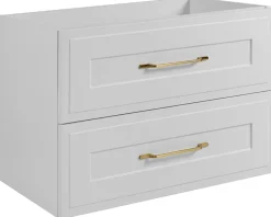 Furnidea Meuble suspendu sous lavabo CLASSIC blanc 80 cm* Meuble Sous Lavabo