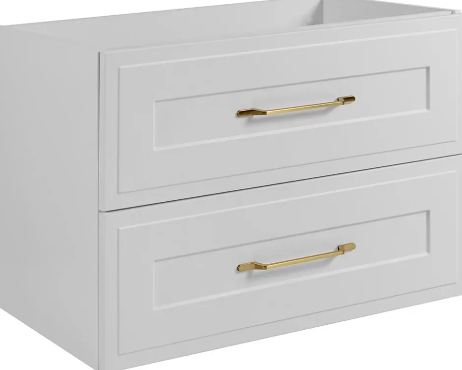 Furnidea Meuble suspendu sous lavabo CLASSIC blanc 80 cm* Meuble Sous Lavabo