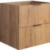Furnidea Meuble suspendu sous lavabo FLOW chêne 60 cm* Meuble Sous Lavabo