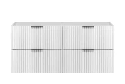Furnidea Meuble suspendu sous lavabo FLOW blanc 120 cm