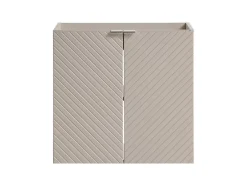 Furnidea Meuble suspendu sous vasque avec 2 portes VIVA CACHEMIRE 60 cm