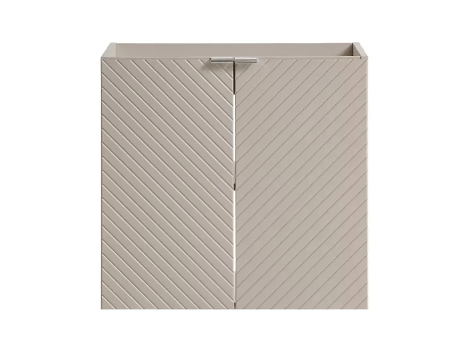 Furnidea Meuble suspendu sous vasque avec 2 portes VIVA CACHEMIRE 60 cm