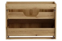 Furnidea Meuble suspendu sous vasque 80 cm à tiroirs NOVA chêne Coast Evoke* Meuble Sous-Vasque