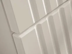 Furnidea Meuble suspendu sous vasque avec panier à linge ADEL CACHEMIRE 160 cm