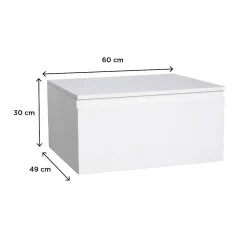 Mob-In Meuble tiroir /Module de rangement Salle de Bain WILL
