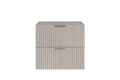 3xE Living Meuble vasque, Cachemire, 60 x 57 x 46 cm, poignée argentée, sans plateau* Lave-Mains