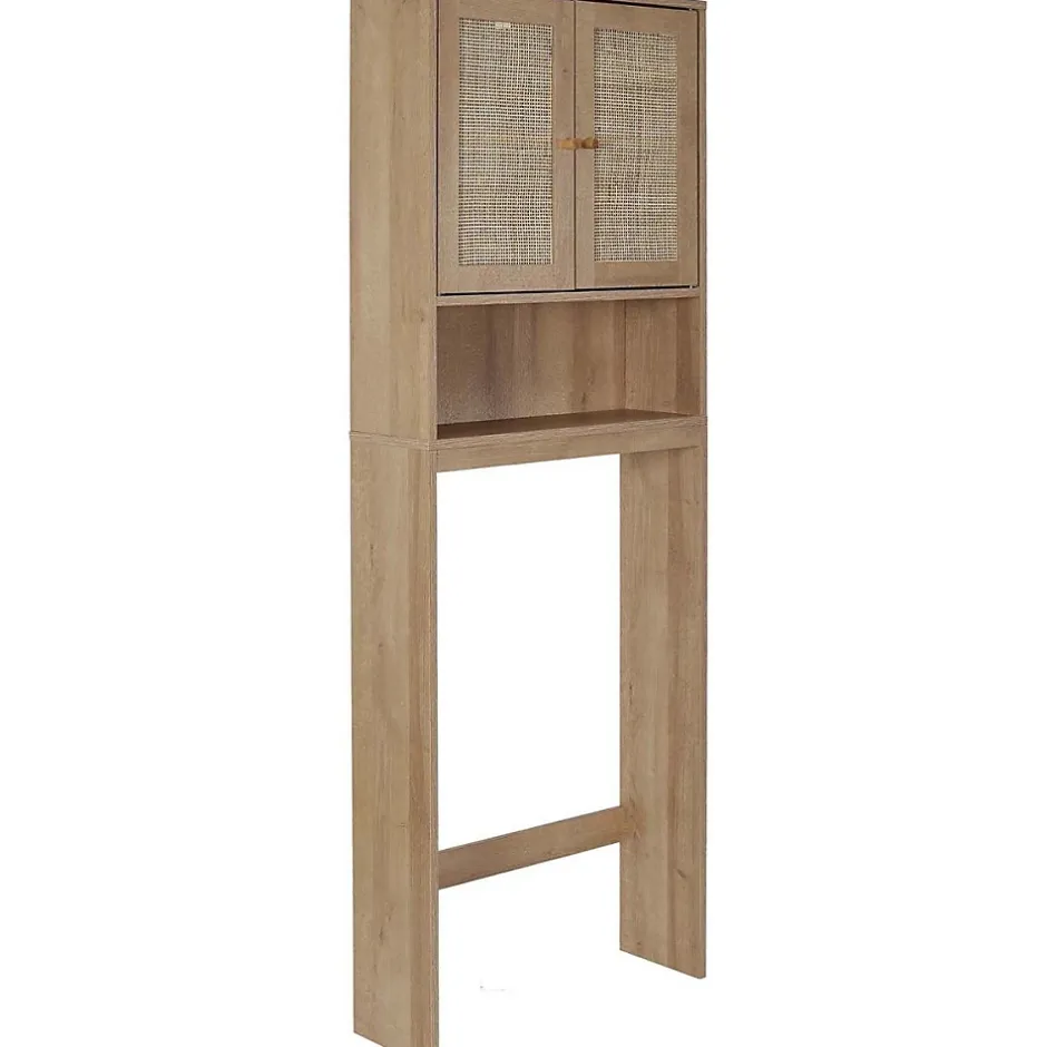 The Home Deco Factory Meuble WC cannage et bois Bali - Type: Mobilier* Armoire De Toilette