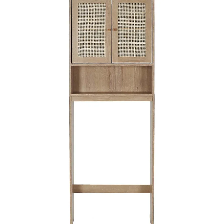 The Home Deco Factory Meuble WC cannage et bois Bali - Type: Mobilier* Armoire De Toilette