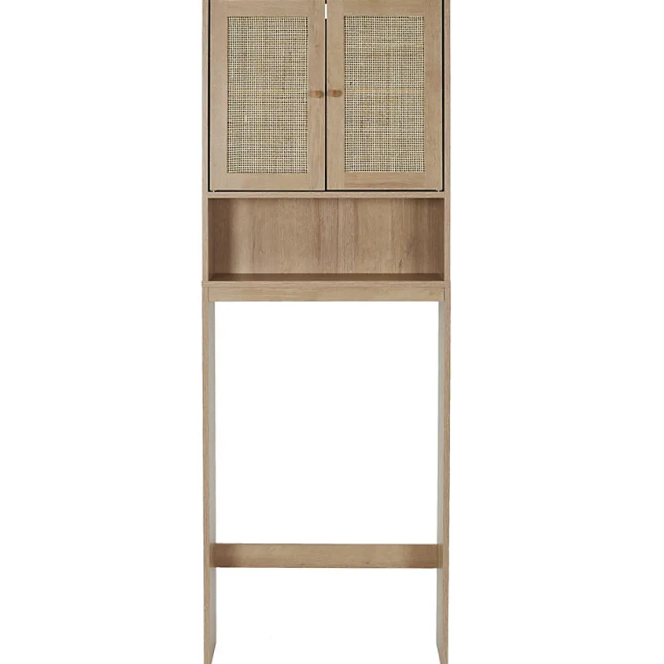 The Home Deco Factory Meuble WC cannage et bois Bali - Type: Mobilier* Armoire De Toilette