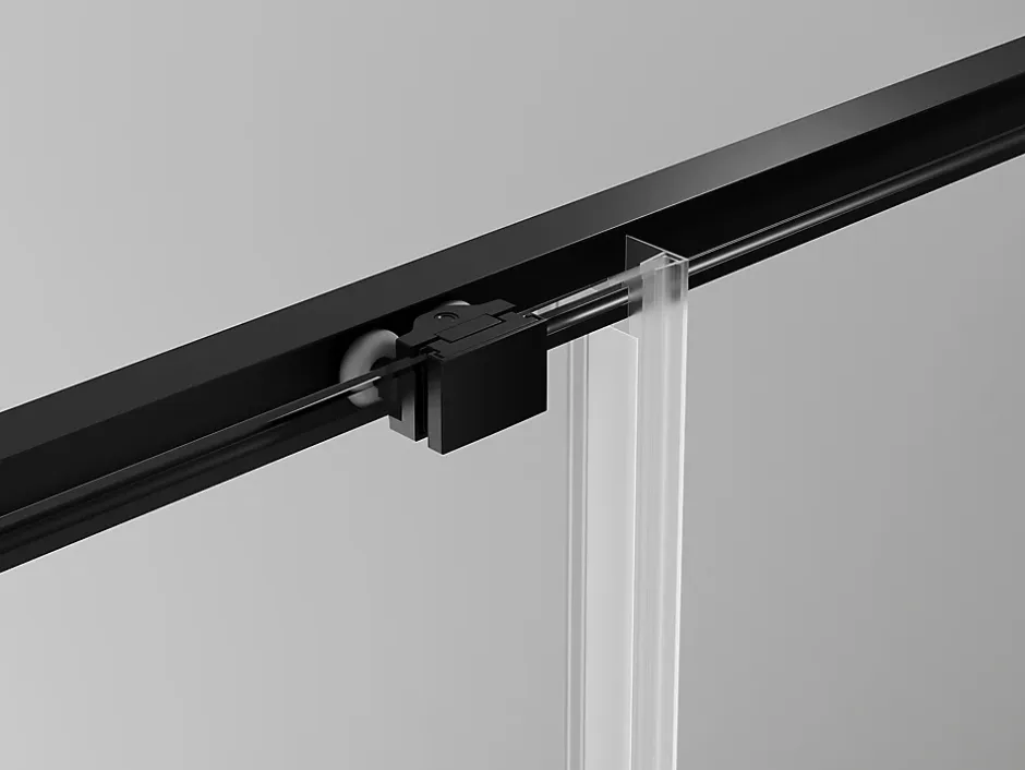 Mexen Exo cabine de douche coulissante 110 x 70 cm, transparent, noire - 8151-110-070-70-00