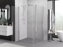 Mexen Exo cabine de douche pivotante 100 x 75 cm, transparent, chromé - 814-100-075-01-00* Paroi De Douche