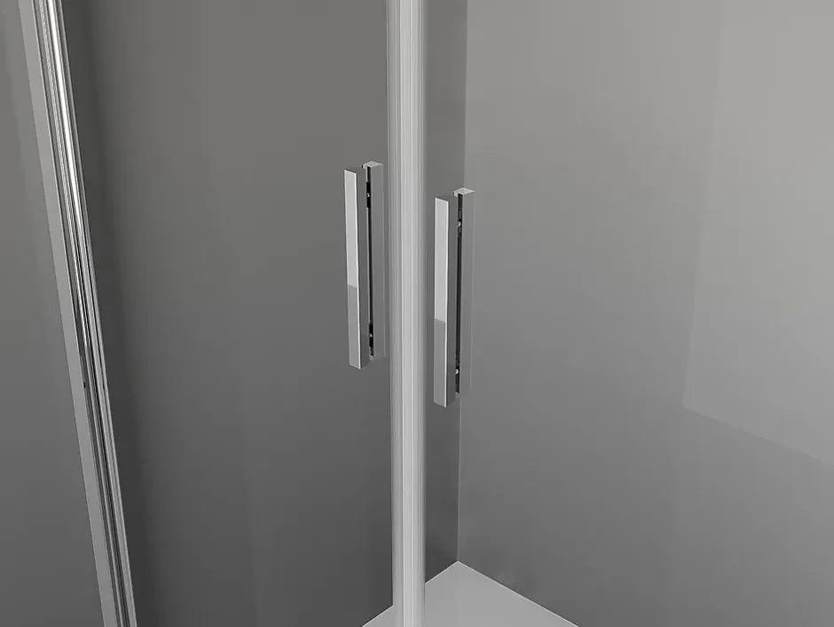 Mexen Exo cabine de douche pivotante 100 x 75 cm, transparent, chromé - 814-100-075-01-00* Paroi De Douche