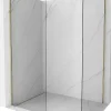 Mexen Kioto cloison de douche Walk-in 160 x 80 cm, transparent, doré - 800-160-202-50-00-080* Cabine De Douche