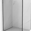 Mexen Kioto L paroi de douche Walk-in 70 x 200 cm, cadre noir, noir - 800-070-103-70-70