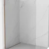 Mexen Kioto paroi de douche Walk-in 120 x 200 cm, transparent 8 mm, cuivre brossé - 800-120-101-65-00
