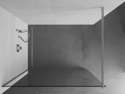 Mexen Kioto paroi de douche Walk-in 150 x 200 cm, transparent 8 mm, chrome - 800-150-101-01-00