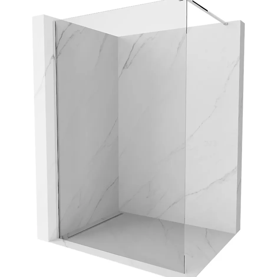 Mexen Kioto paroi de douche Walk-in 55 x 200 cm, transparent 8 mm, chrom - 800-055-101-01-00* Cabine De Douche