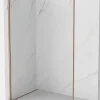 Mexen Kioto-F paroi de douche Walk-in avec cadre 50 x 202 cm, transparent 8 mm, cuivre brossé - 800-050-104-65-00* Cabine De Douche