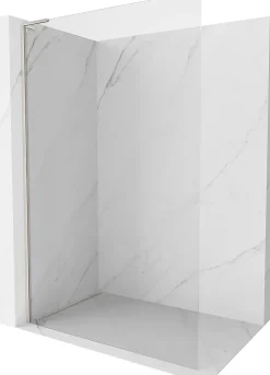 Mexen Kioto-X L paroi de douche Walk-in 50 x 200 cm, transparent 10 mm, nickel brossé - 800-050-107-97-00-X* Cabine De Douche