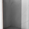 Mexen Kioto-X paroi de douche Walk-in 50 x 200 cm, graphite 10 mm, cuivre brossé - 800-050-101-65-40-X* Cabine De Douche