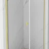 Mexen Mist-B cabine de douche pivotante 100 x 100 cm, transparent, or brossé - 8A2T-100-100-55-00* Cabine De Douche