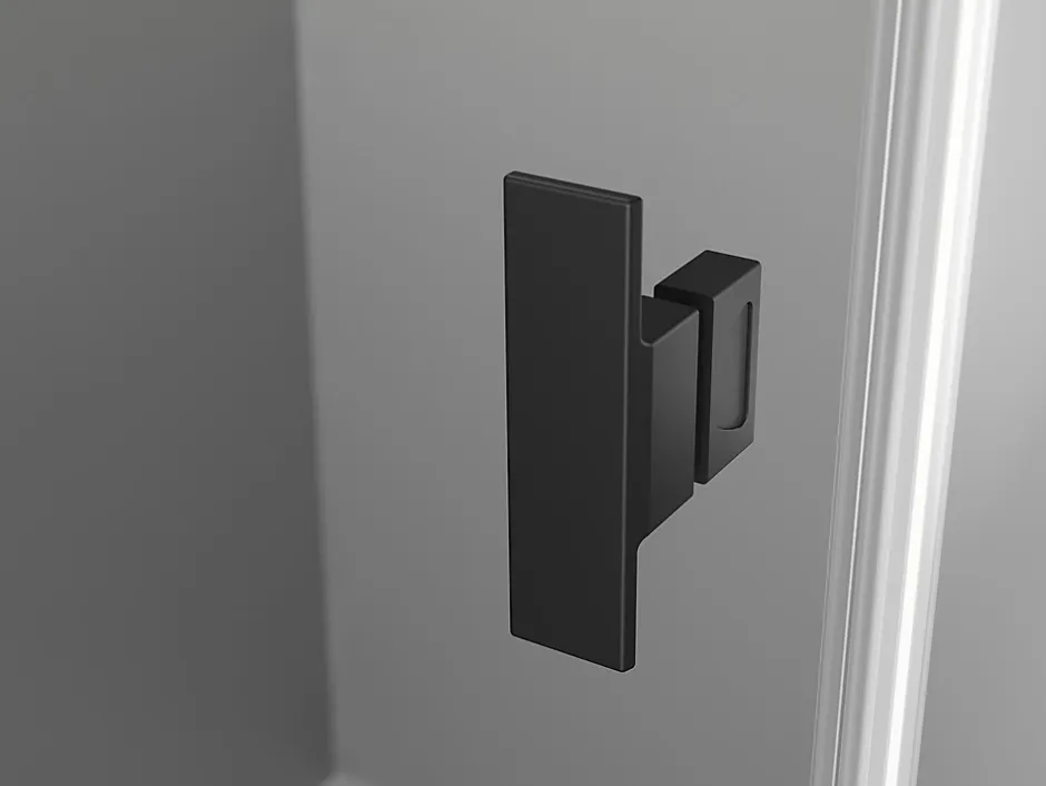 Mexen Mist-B cabine de douche pivotante 100 x 120 cm, transparent, noir - 8A2T-100-120-70-00* Cabine De Douche